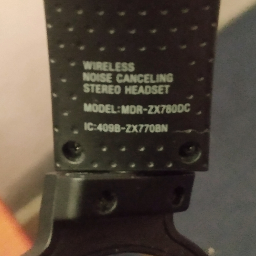 Sony noise cancelling over the head headphones
